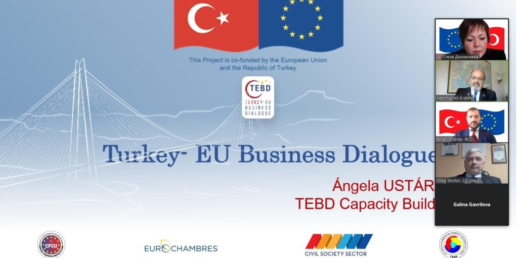 The Ruse Chamber of Commerce and Industry held a webinar Trade and investment relations Bulgaria Turkey