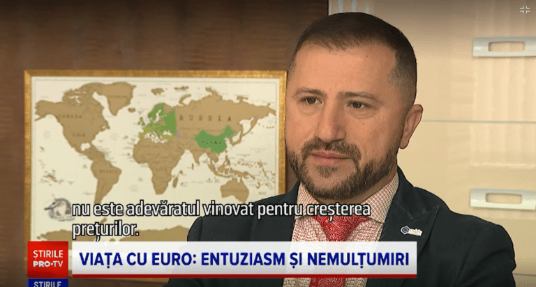 Милен Добрев пред Pro TV Romania: Покачването на цените е дълготрайна тенденция, започнала през 2024, и не е пряко свързана с еврото